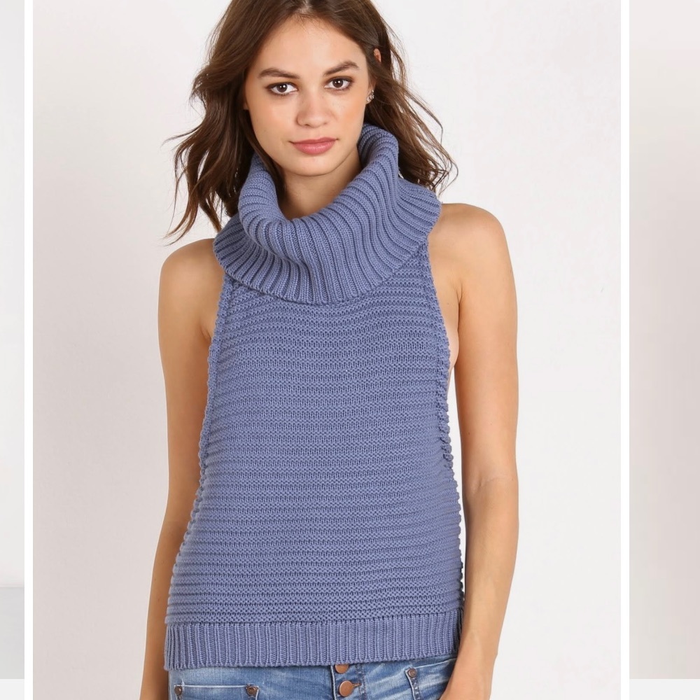 ONE TEASPOON TURTLE NECK SWEATER TANK